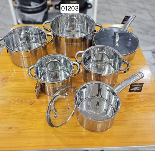 01203 6set hoffavorer stainless cookware