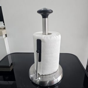 01487 stainless tissue holder brown box