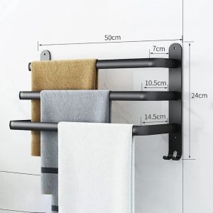 01494 3 tier towel rack