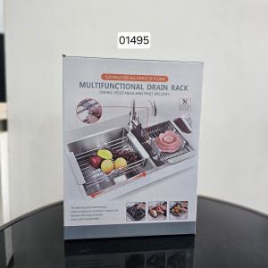 01495 adjustable over sink rack