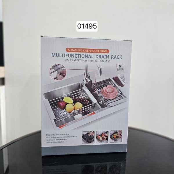 01495 adjustable over sink rack