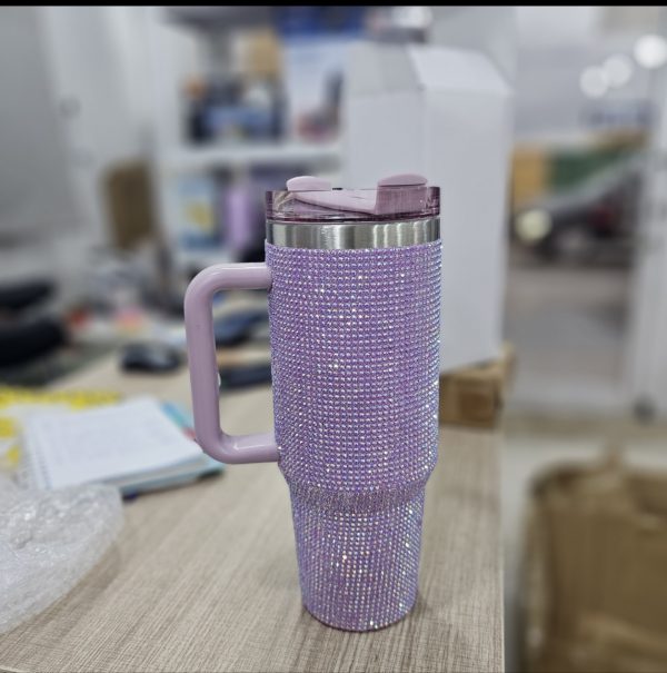 01537 glitter tumbler insulated