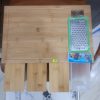 01154 bamboo cutting board with grater