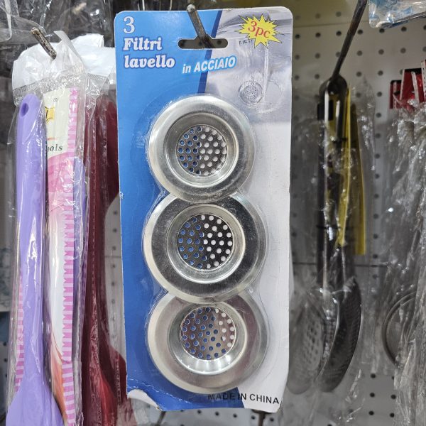 00210 3pcs metal sink drain