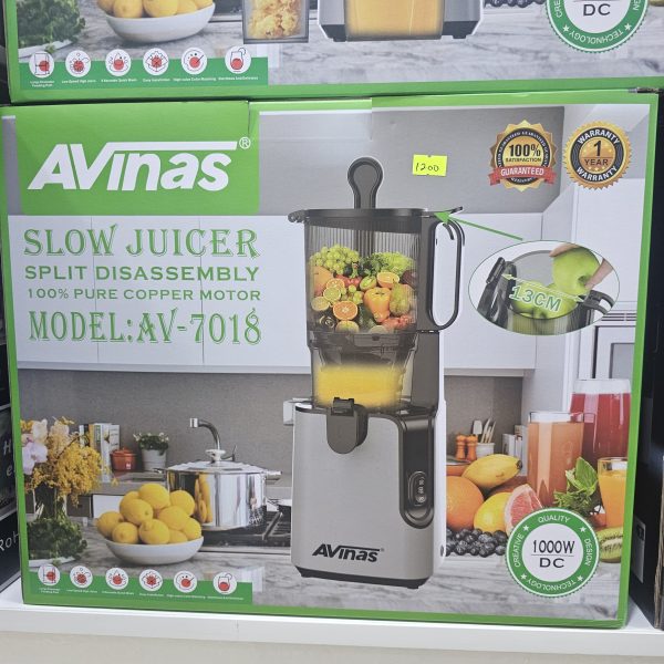 01105 avinas large capacity slow juicer av 7018