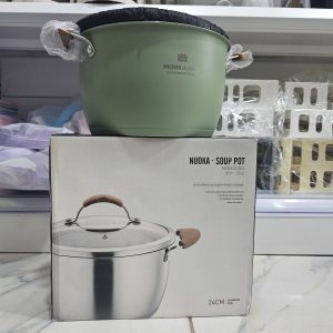 00371 green single stainless pan casserole