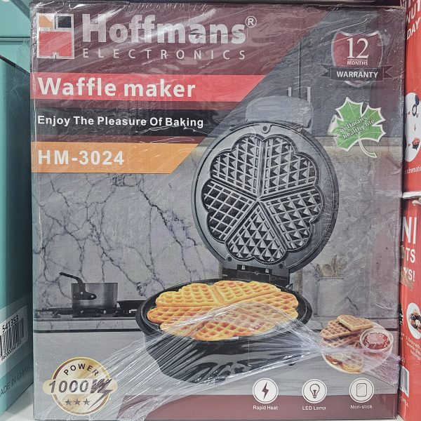 00970 hoffmans love waffle maker big single