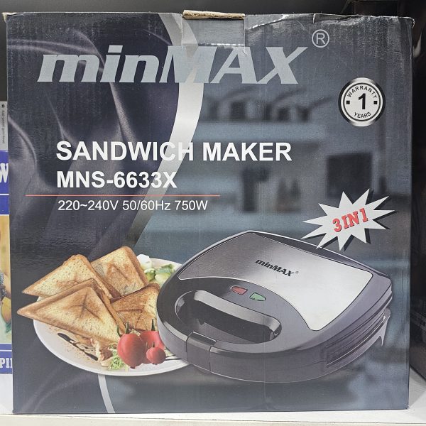 01084 3in1 sandwich maker minmax