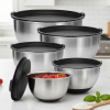 01566 5pcs stainless mixing bowls