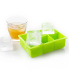 01852 6 grid square silicone ice tray