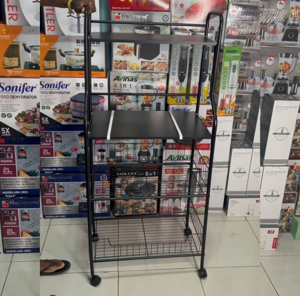 00775 4 tier kitchen microwave rack