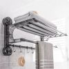 01627 2 tier towel rack