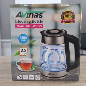 01684 2.2l black avinas kettle av999