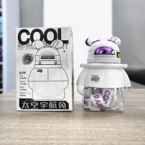 01207 cool rabbit water bottle plastic