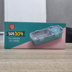 01820 laxson 2 portion with sauce bowl rectangular lunchbox