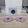 01837 2pcs round silicone cup lid