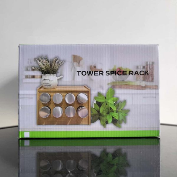 01862 8 jar tower spice rack