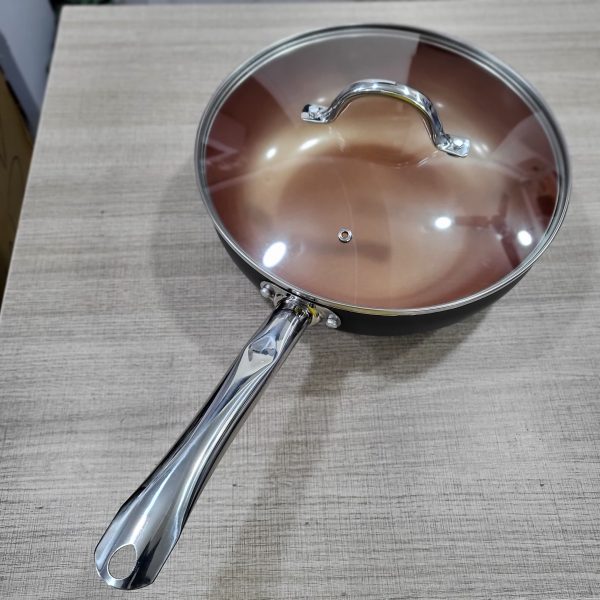 01882 28cm copper pan round