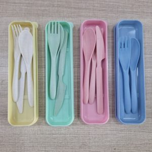 01988 plastic cutlery set with knife