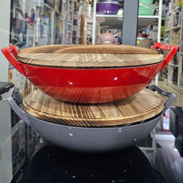 00288 36cm cast iron wok