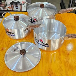 01099 8l sonex aluminium banku pans