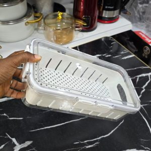 01145 mary small flat acrylic fridge container