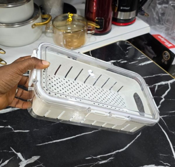 01145 mary small flat acrylic fridge container