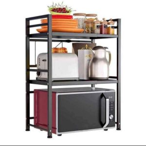 00791 adjustabke microwave stand let double