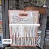 01536 stainless knife set with cutting board