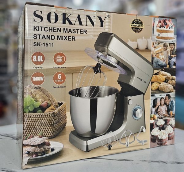 01572 8l sokany stand mixer sk1511