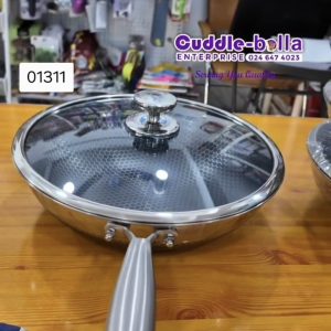 01311 30cm german chef stainless wok