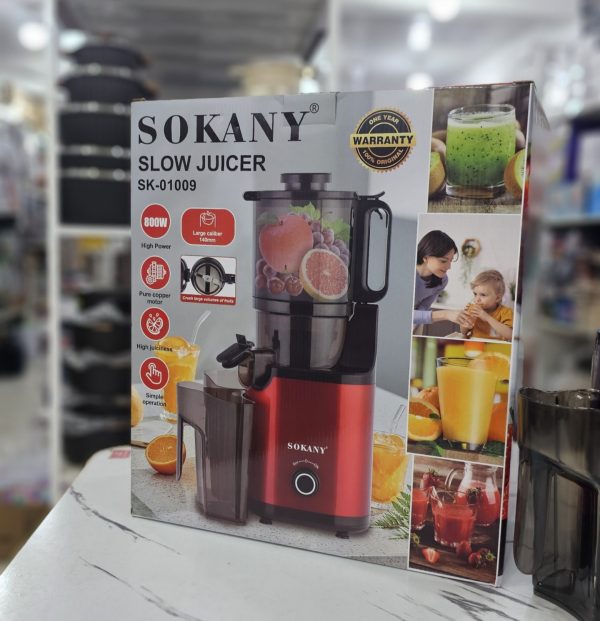 01552 sokany large capacity slow juicer sk01009