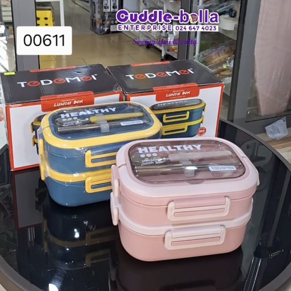 00611 2 portion 2 layer lunch bowl