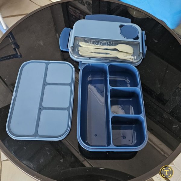 00622 4 portioned plastic lunch bowl