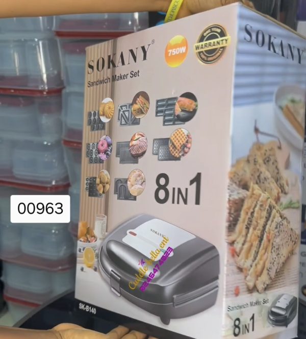 00963 8in1 sandwich maker