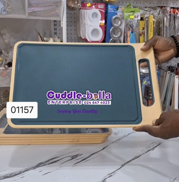 01157 green rectangular cutting board