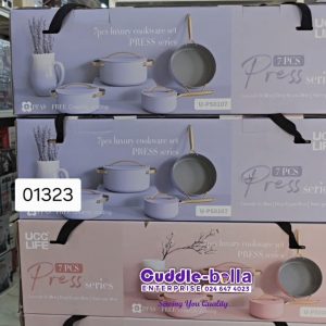 01323 ucclife 4set ceramic cookware