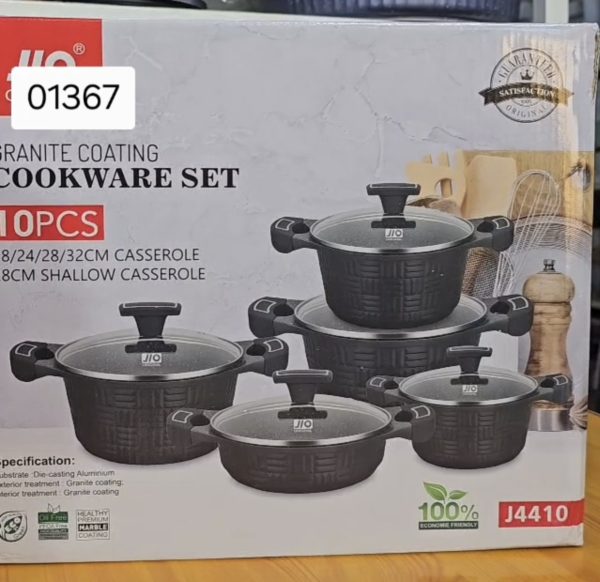 01367 jlo 10pcs cookware j4410