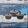 01370 ucclife 3 set cookware uc4124