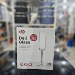 01420 6pcs champagne glasses iberian series