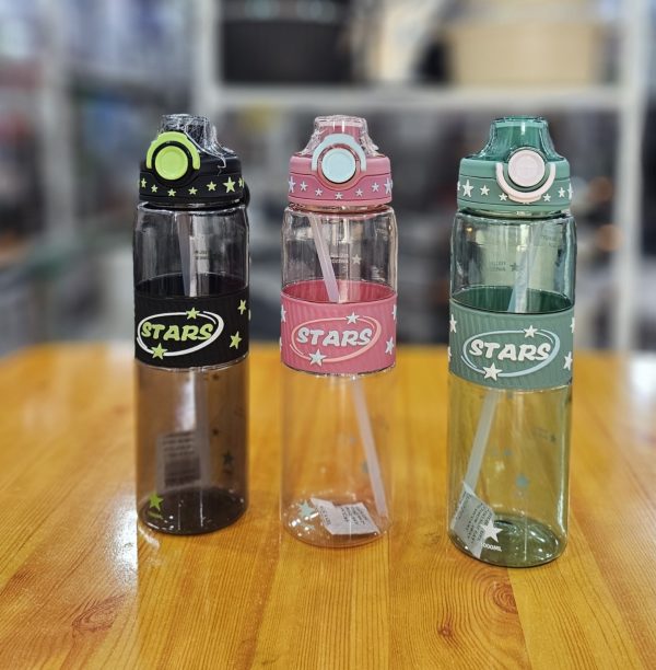 01680 1000ml stars water bottle plastic