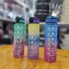 01674 1000ml motivational refill water bottle plastic