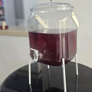 01714 10l square like acrylic juice dispenser with stand