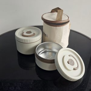 01814 2 bowl lunchbox with bag