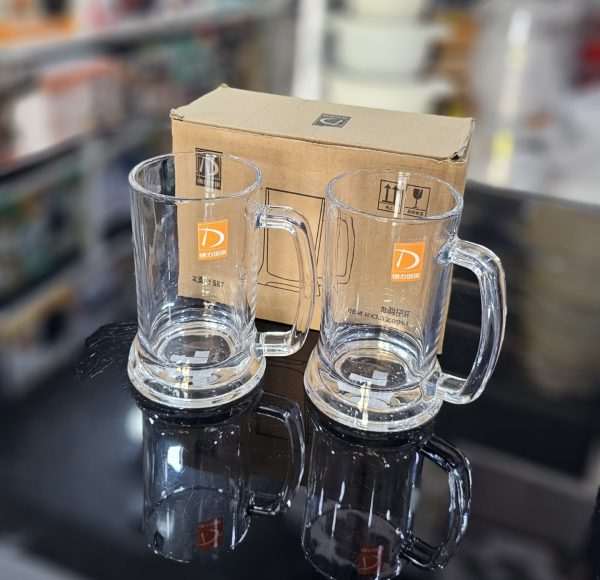 01809 2pcs 490ml glass jug