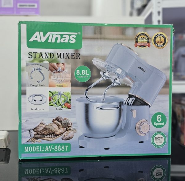 01405 8.8l avinas stand mixer av 888t