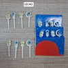 02048 8pcs astronaut kids fruit forks