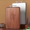02081 hx thick brown wooden chopping board