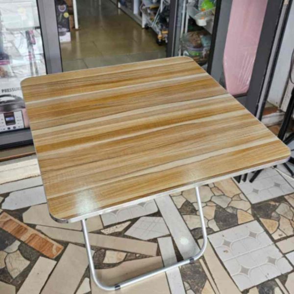 00537 80cm wooden table brown