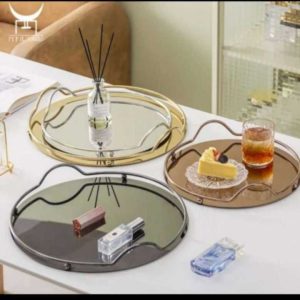 00181 luxury mirror tray
